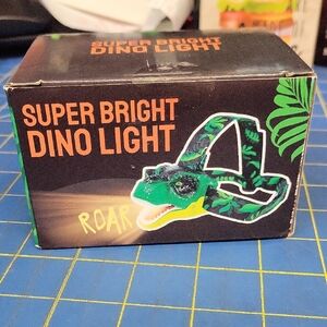 "Super Bright Dino Light"  headlamp dinosaur New Sealed Box